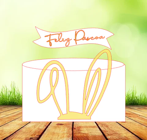 Arquivo de Corte Páscoa Orelhas