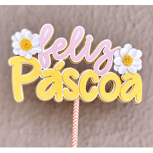Arquivo de Corte Páscoa Feliz Páscoa margaridas