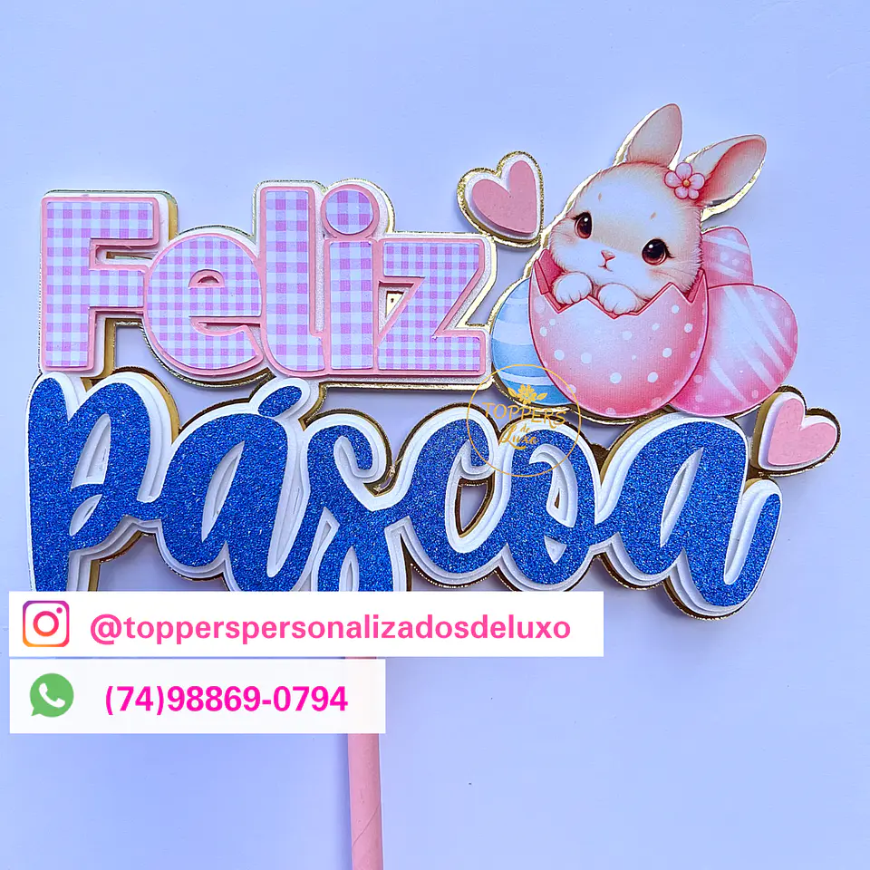 Arquivo de Corte Páscoa Feliz Páscoa Coelhinha dentro do ovo 1