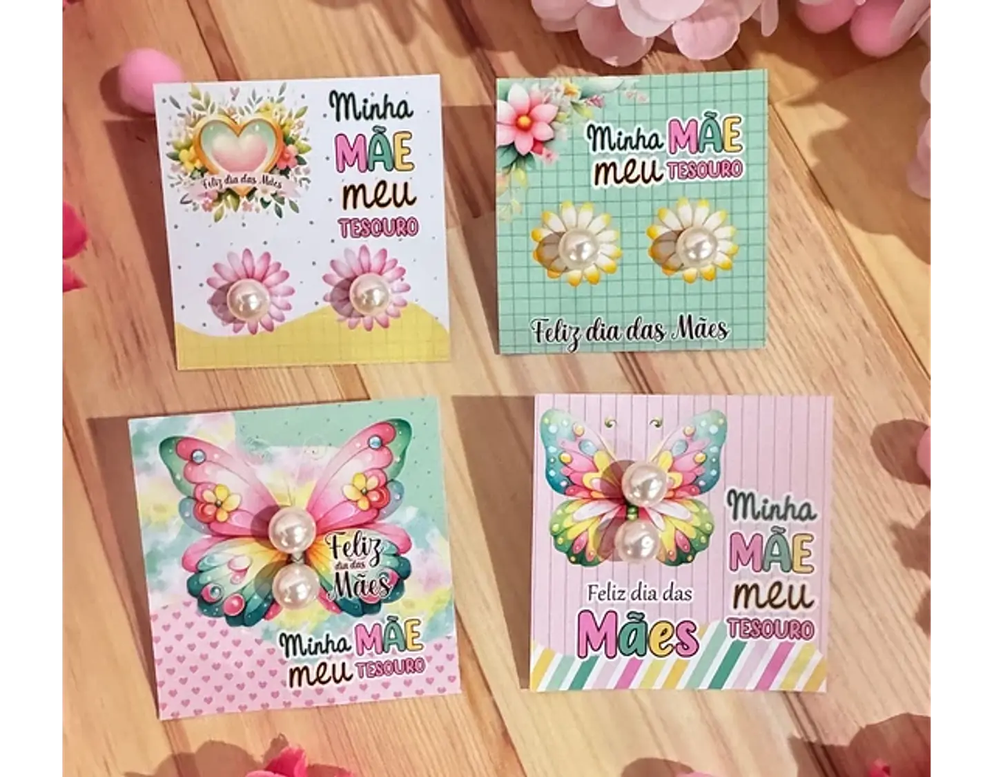 Arquivo dia das mães card brincos - GB ARQUIVOS 1