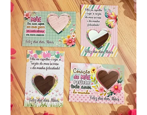 Arquivo dia das mães card espelho - GB ARQUIVOS