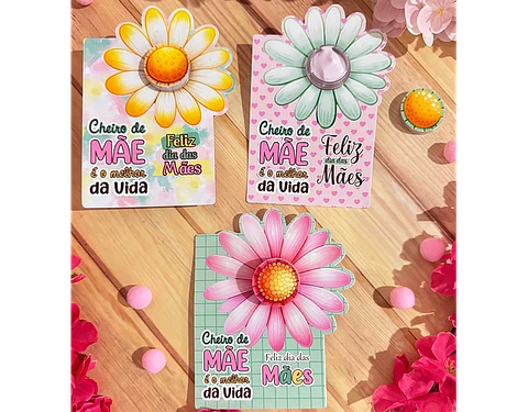 Arquivo dia das mães card flor hidratante - GB ARQUIVOS