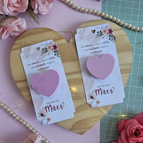 Arquivo combo dia das mães floral cartão lixa coração - BELLA IDEIA