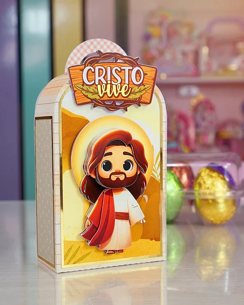 Arquivo Páscoa Caixa Alta Cristo Vive - Gloria Lobaton