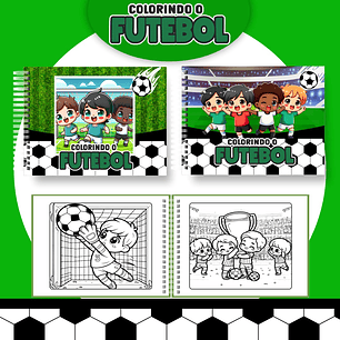 Arquivo Livro de Colorir Futebol - Pamella