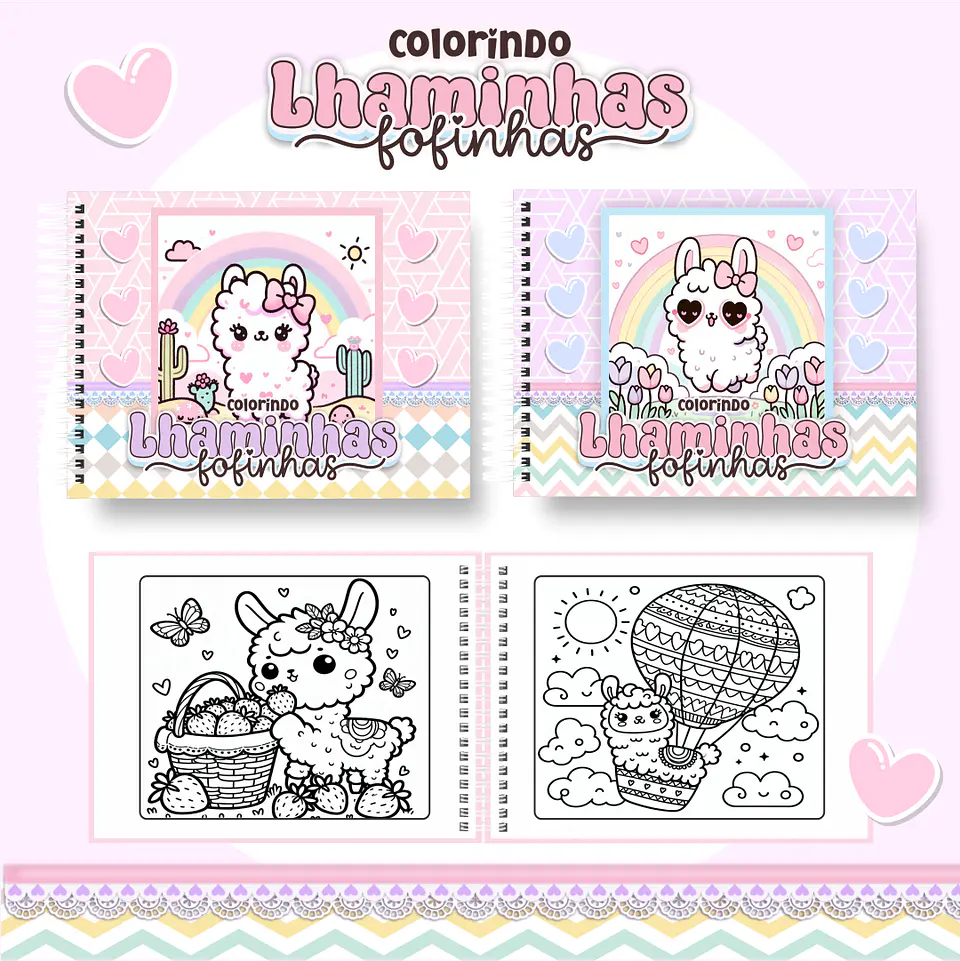Arquivo Livro de Colorir Lhaminhas - Pamella 1