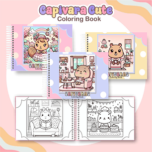 Arquivo Livro de Colorir Capivara - Pamella