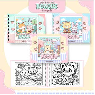 Arquivo Livro de Colorir Bosque - Pamella