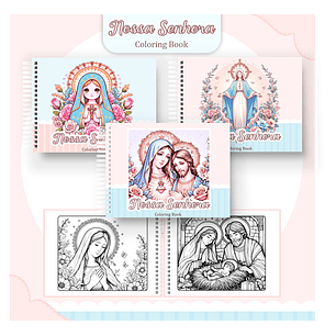 Arquivo Livro de Colorir NOSSA SENHORA - Pamella