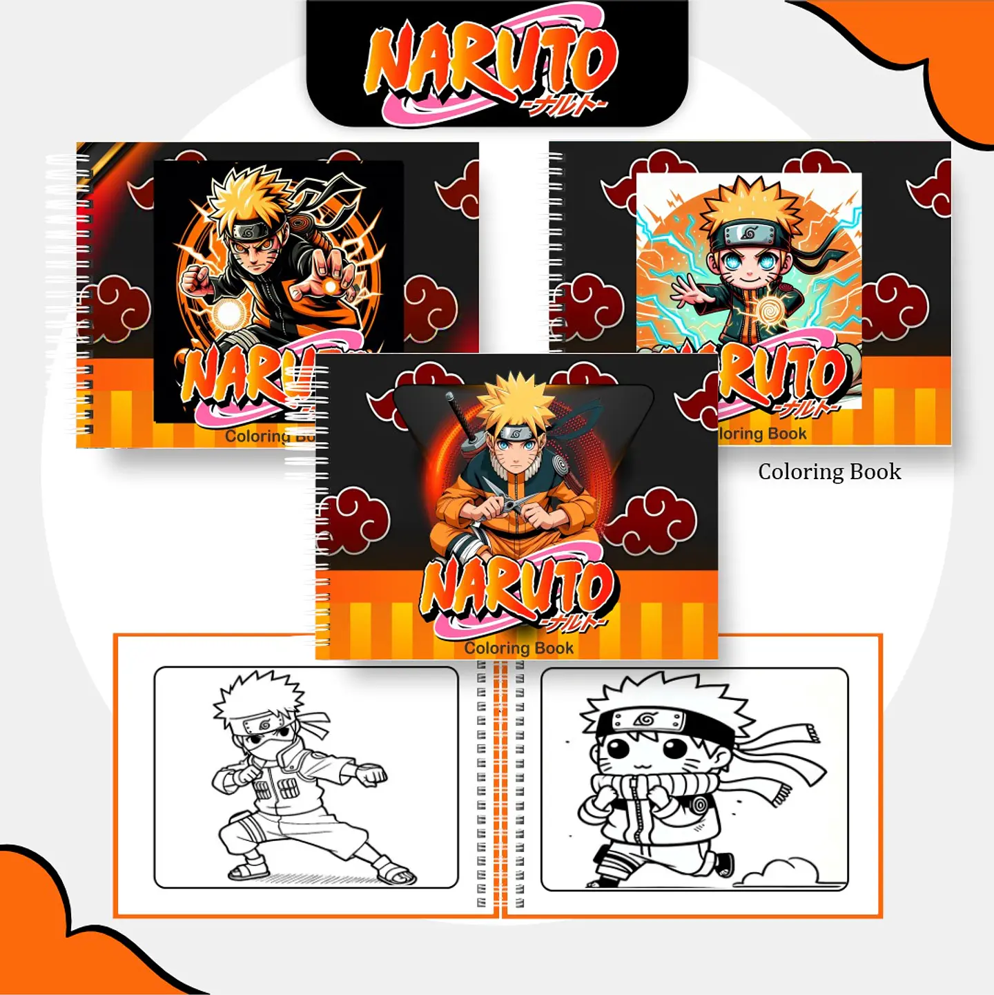 Arquivo Livro de Colorir NARUTO - Pamella 1