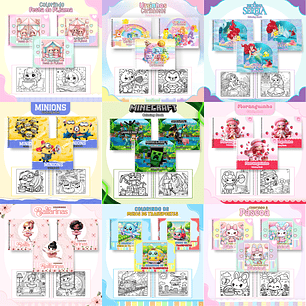 Arquivo Pack Livros de Colorir 2.0 - PAMELLA