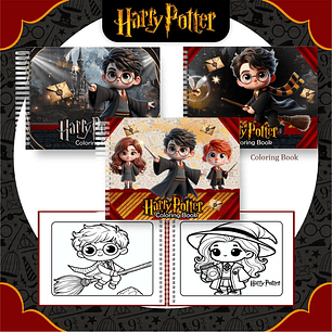 Arquivo Livro de Colorir Harry Potter - Pamella