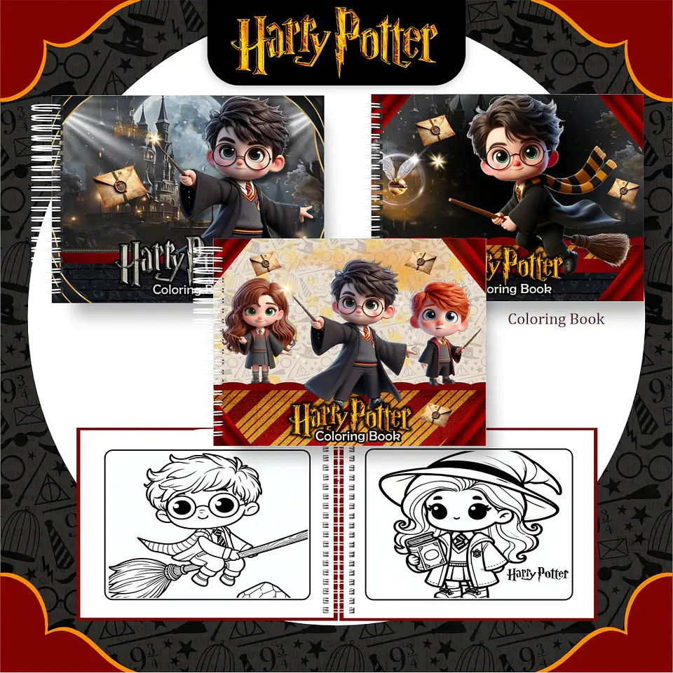Arquivo Livro de Colorir Harry Potter - Pamella 1