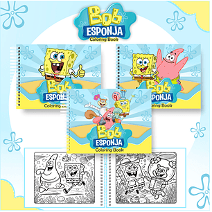 Arquivo Livro de Colorir Bob esponja - Pamella