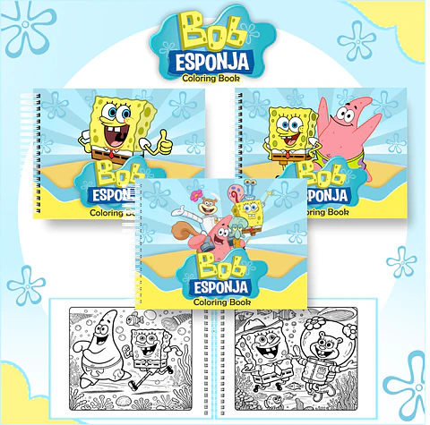 Arquivo Livro de Colorir Bob esponja - Pamella