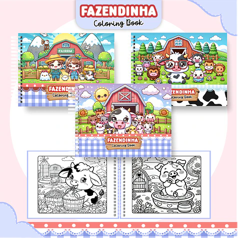 Arquivo Livro de Colorir fazendinha- Pamella