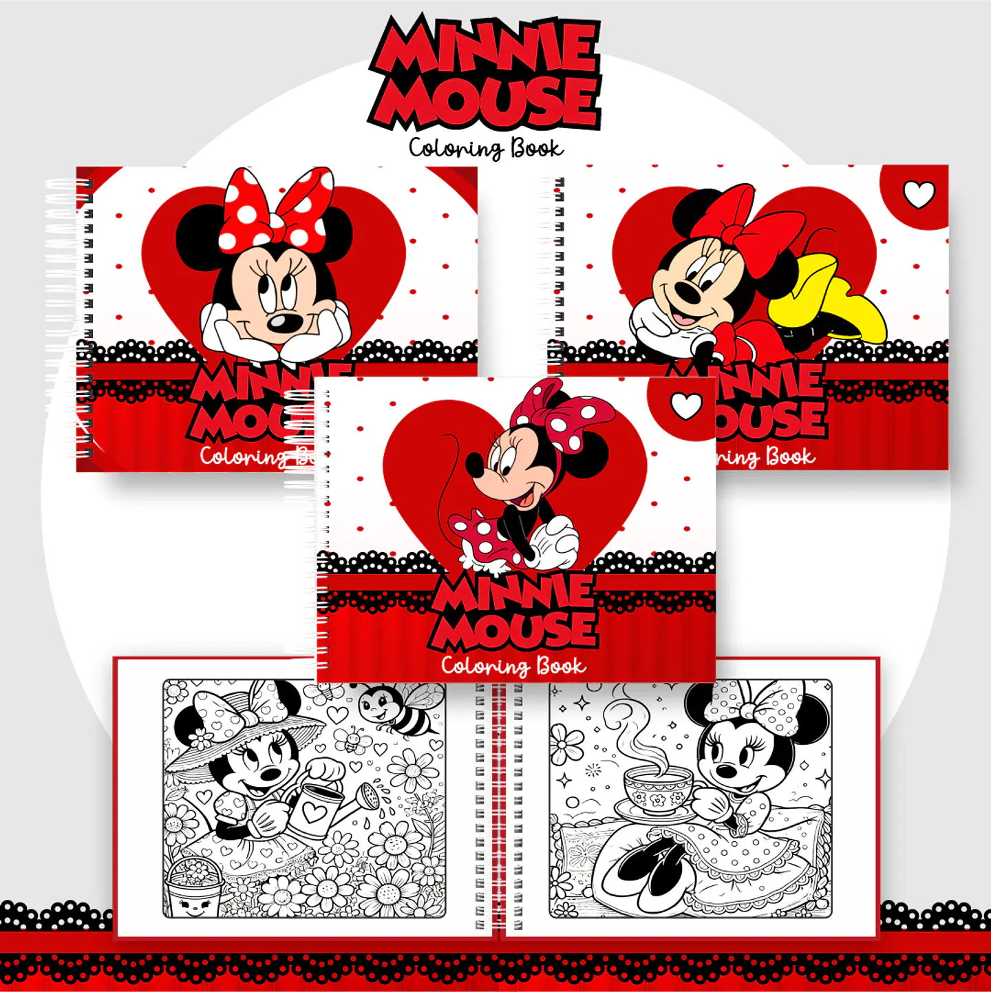 Arquivo Livro de Colorir Minnie - Pamella 1