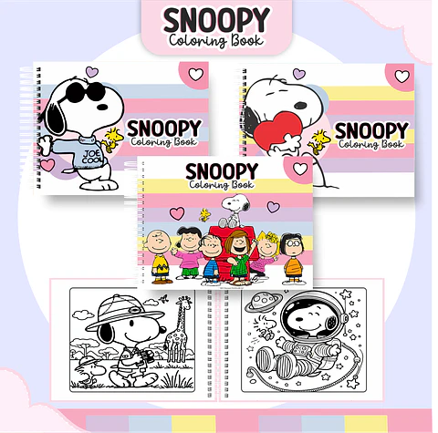 Arquivo Livro de Colorir Snoopy - Pamella