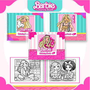 Arquivo Livro de Colorir Barbie - Pamella