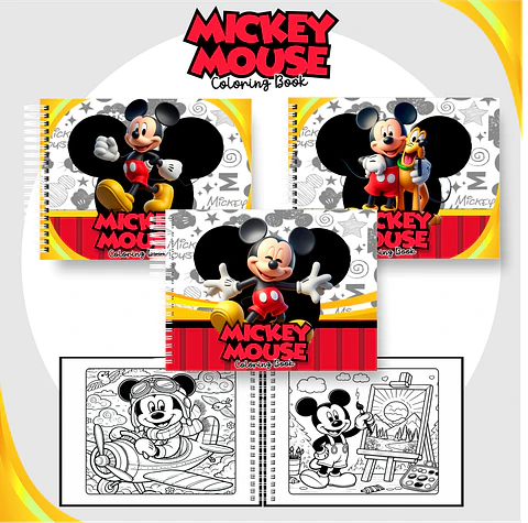 Arquivo Livro de Colorir Mickey mouse - Pamella