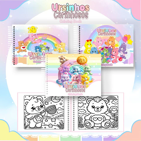 Arquivo Livro de Colorir Ursinhos Carinhosos - Pamella