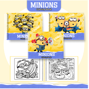 Arquivo Livro de Colorir Minnions - Pamella