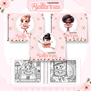 Arquivo Livro de Colorir Baiarina - Pamella