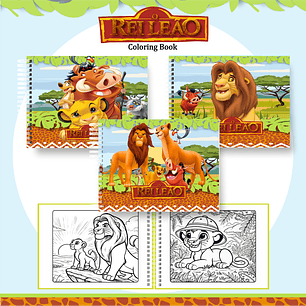 Arquivo Livro de Colorir Rei leão - Pamella