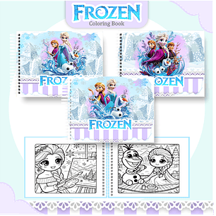 Arquivo Livro de Colorir Frozen - Pamella