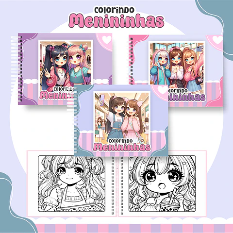 Arquivo Livro de Colorir Menininhas - Pamella