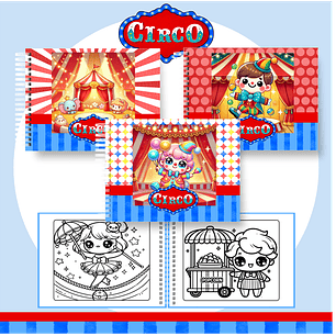 Arquivo Livro de Colorir circo - Pamella