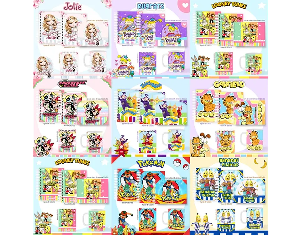 Arquivo pack nostalgia + livro de colorir - PAMELLA 1