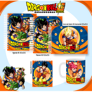 Arquivo encadernação Dragon ball z+ livro de colorir - PAMELLA