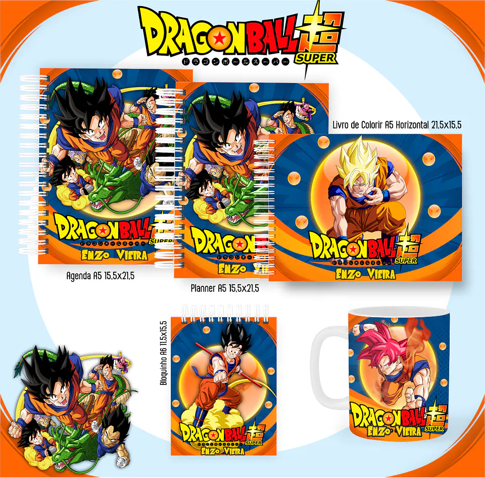 Arquivo encadernação Dragon ball z+ livro de colorir - PAMELLA 1