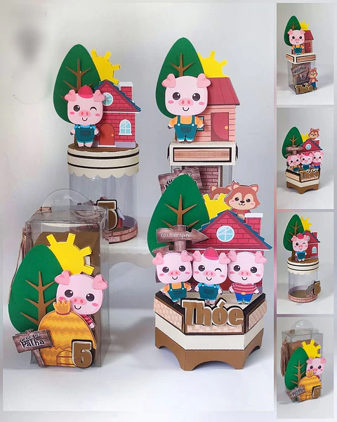 Arquivo de corte OSs 3 Porquinhos - CRIAR BV