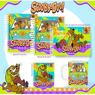 Arquivo encadernação scooby-doo + livro de colorir - PAMELLA