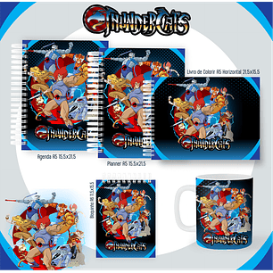 Arquivo encadernação Thundercats + livro de colorir - PAMELLA