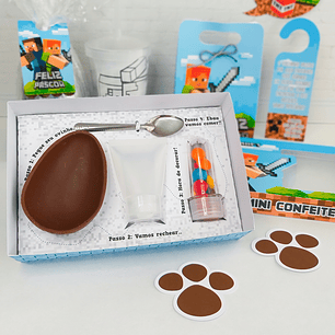 Arquivo combo páscoa infantil menino minecraft 