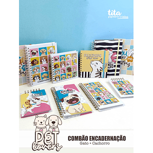 Arquivo combo encadernação Pets Lovers - TITA