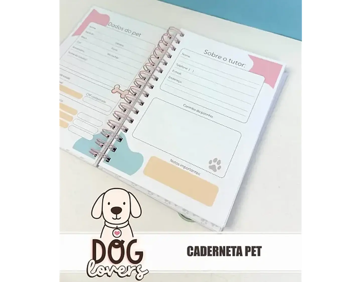 Arquivo combo encadernação Pets Lovers 7