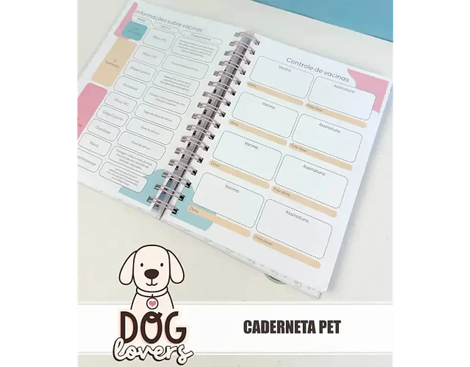 Arquivo combo encadernação Pets Lovers 8