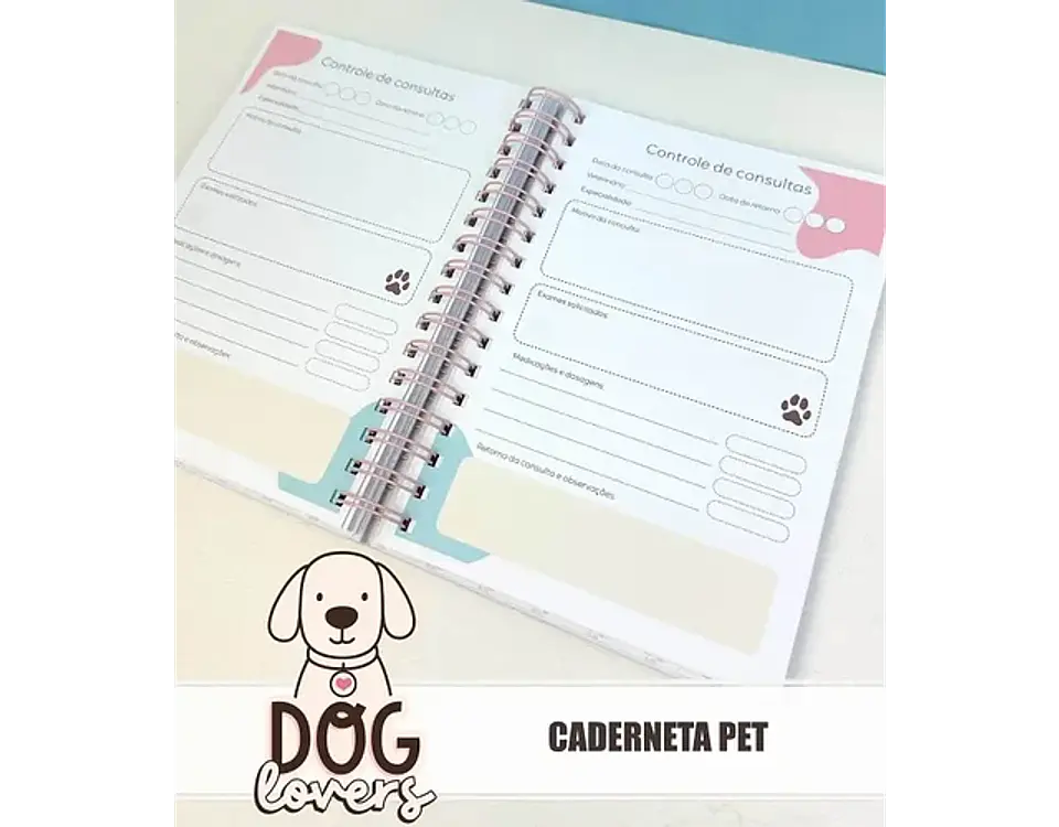 Arquivo combo encadernação Pets Lovers 10