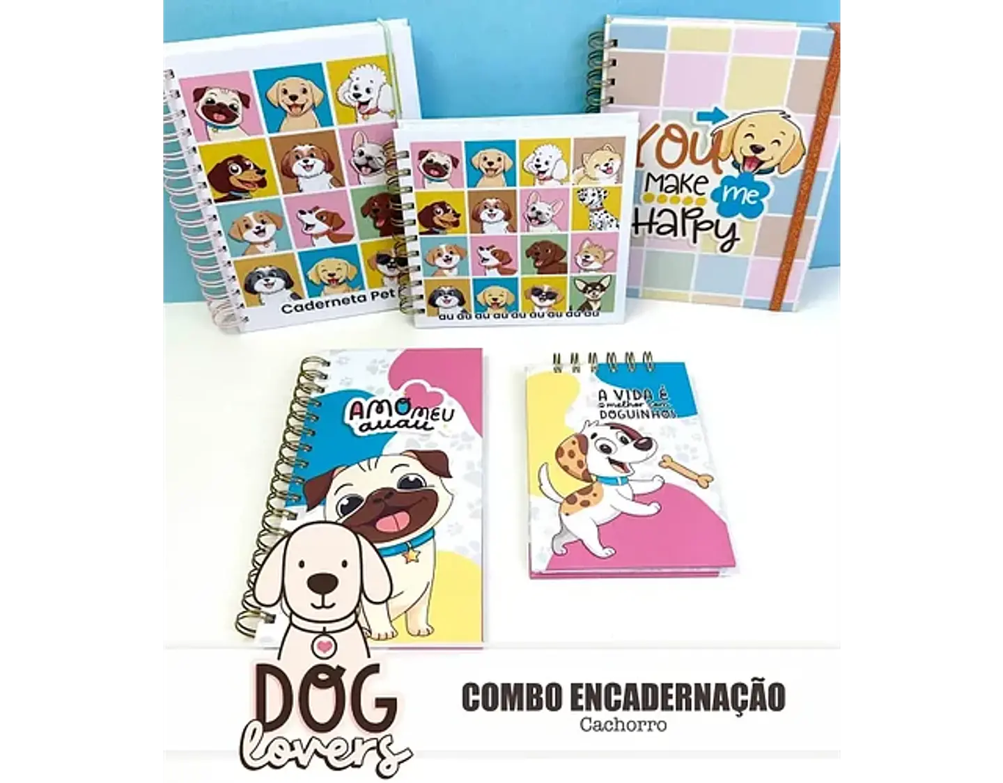 Arquivo combo encadernação Pets Lovers 11