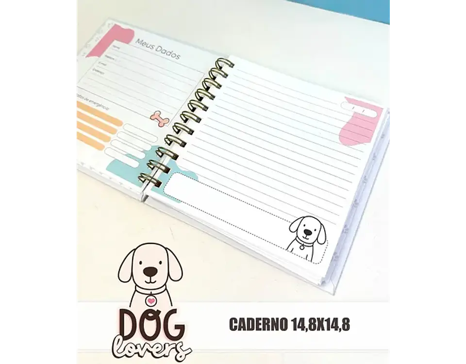 Arquivo combo encadernação Pets Lovers 15
