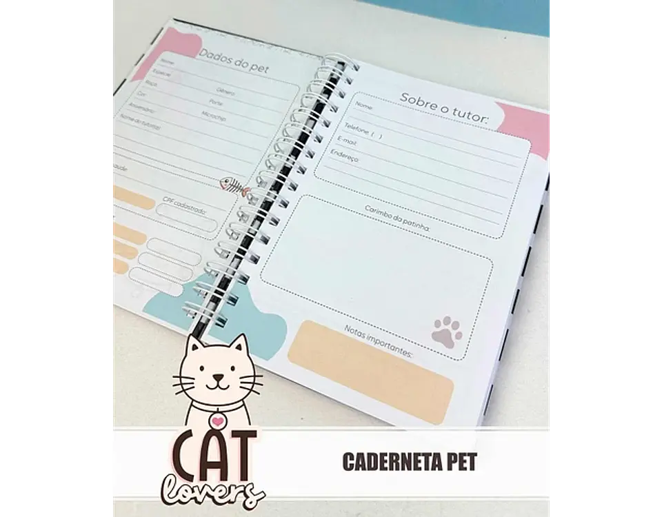 Arquivo combo encadernação Pets Lovers 16