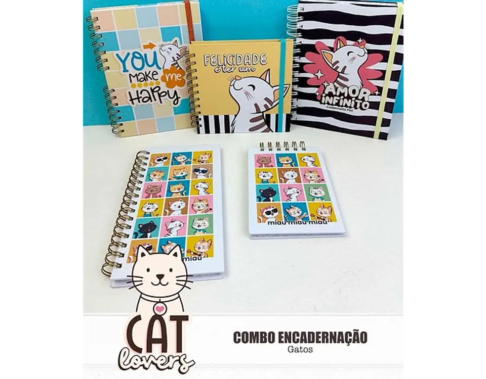 Arquivo combo encadernação Pets Lovers 19