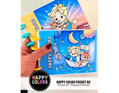 Arquivo livro de colorir happy colors pequeno príncipe pocket A6 - TITA