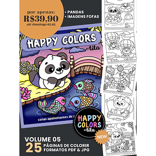 Arquivo Happy Colors VOLUME 5 PANDINHA  - TITA