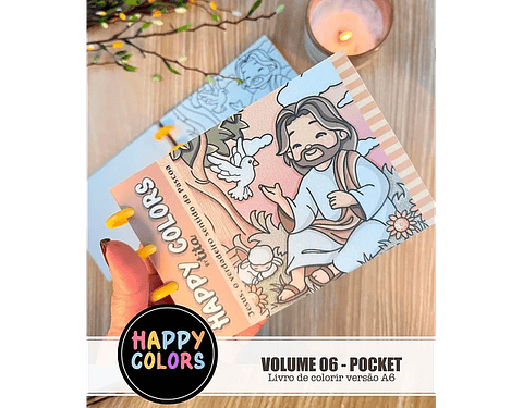 Arquivo Happy Colors Jesus A6 Pocket - TITA