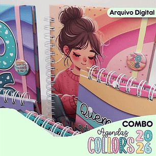 Arquivo combo agendas colors 2026 - MIMOS PERSONALIZADOS
